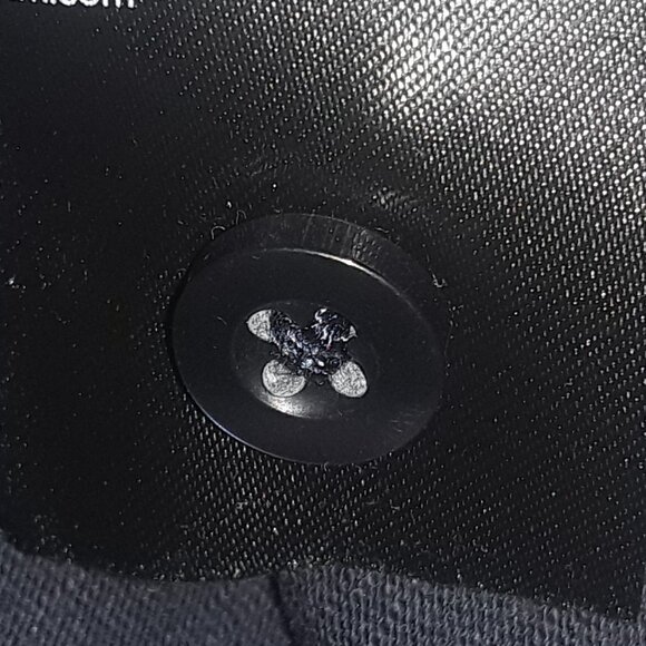 H&M NWOT Ladies Med Dark Blue very Lightweight T-Shirt,3 Buttons - Picture 4 of 5